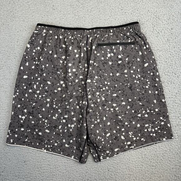 Smartwool Shorts Men’s Size Large Gray Patterned MERINO SPORT Lined 8" Athletic - Picture 8 of 11